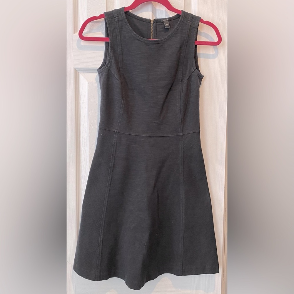 J.Crew Black A-Line Sleeveless Dress